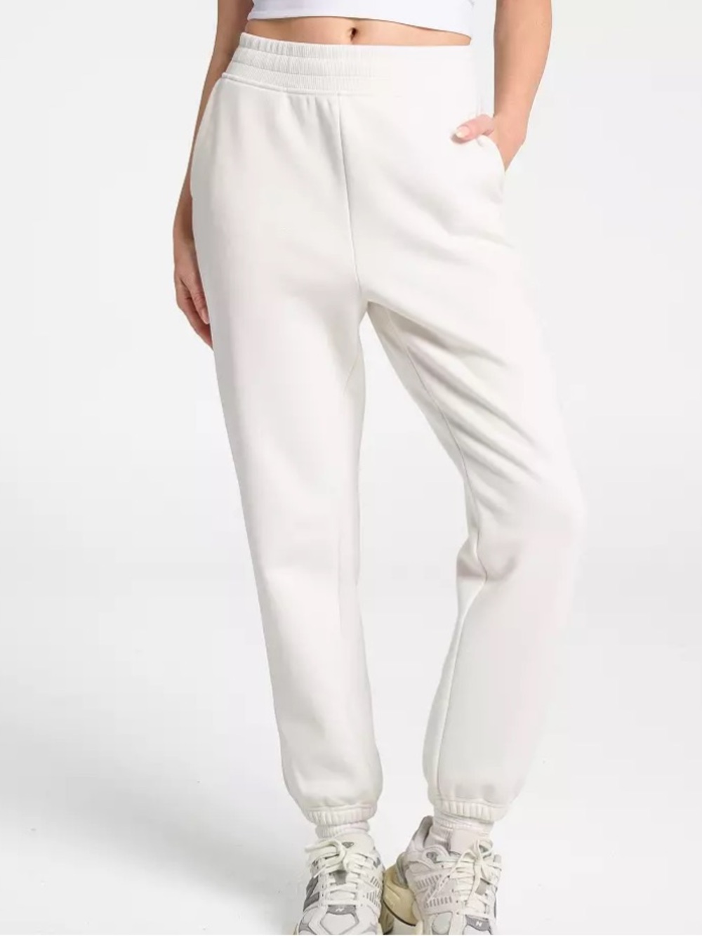 CALIA Women's Soft Scuba Brushed Fleece Cinch Jogger Sz Large NWT